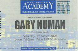 Manchester Ticket 2008